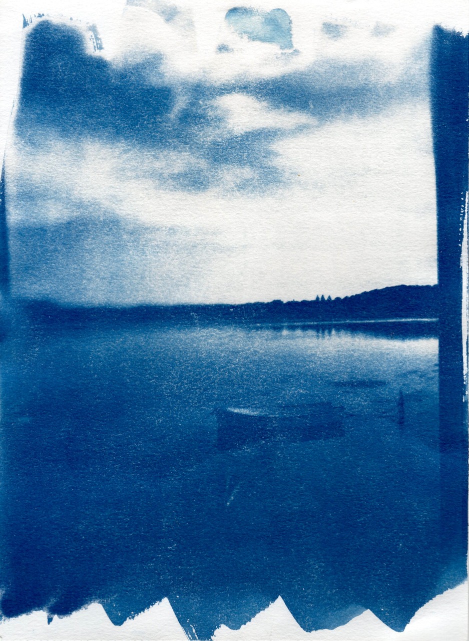 Etang de Gruissan - cyanotype