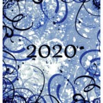 Carte de vœux 2020 cyanotype - papier