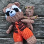 Rocket et Baby Groot - Gardiens de la Galaxie - crochet