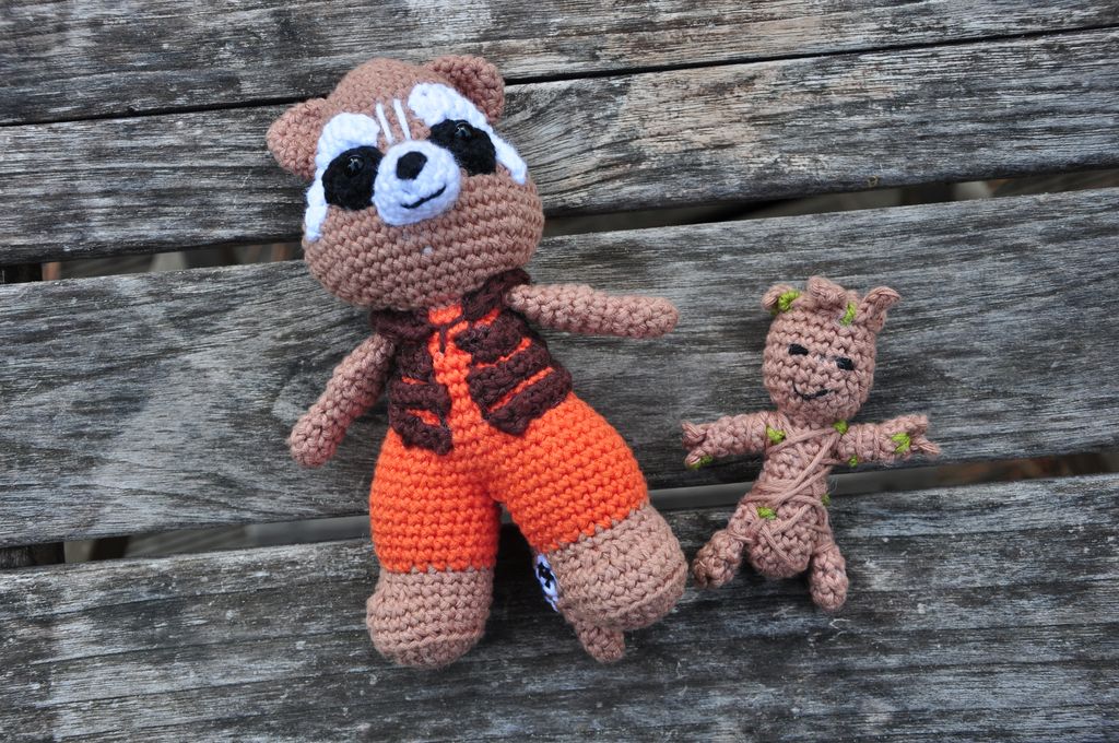 Rocket et Baby Groot - Gardiens de la Galaxie - crochet